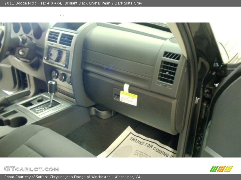 Brilliant Black Crystal Pearl / Dark Slate Gray 2011 Dodge Nitro Heat 4.0 4x4