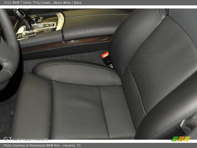 Alpine White / Black 2012 BMW 7 Series 750Li Sedan