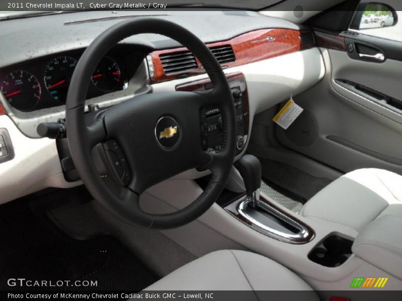 Cyber Gray Metallic / Gray 2011 Chevrolet Impala LT