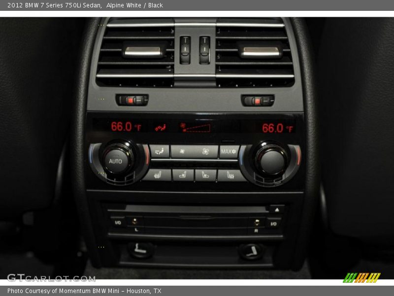 Controls of 2012 7 Series 750Li Sedan