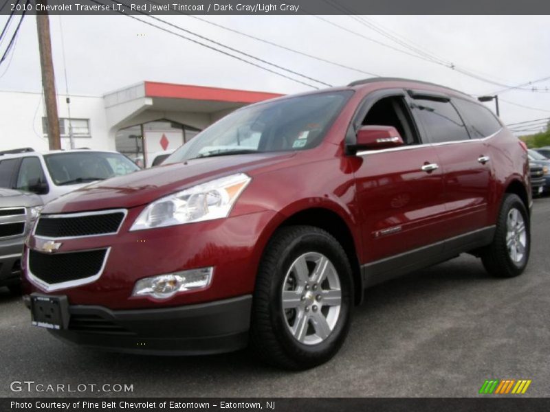 Red Jewel Tintcoat / Dark Gray/Light Gray 2010 Chevrolet Traverse LT