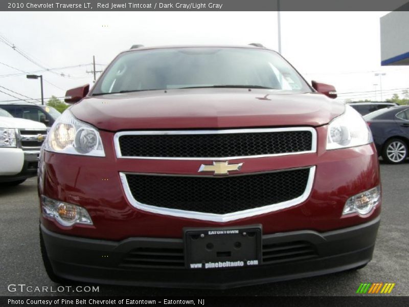 Red Jewel Tintcoat / Dark Gray/Light Gray 2010 Chevrolet Traverse LT