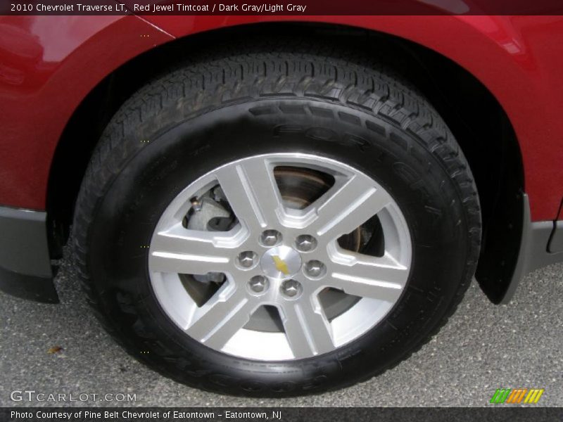 Red Jewel Tintcoat / Dark Gray/Light Gray 2010 Chevrolet Traverse LT