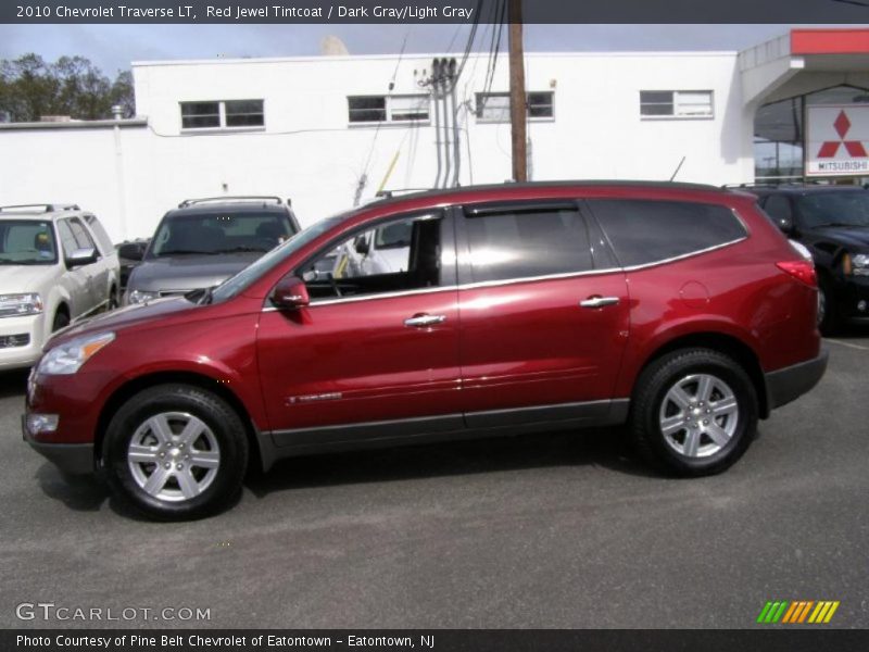 Red Jewel Tintcoat / Dark Gray/Light Gray 2010 Chevrolet Traverse LT