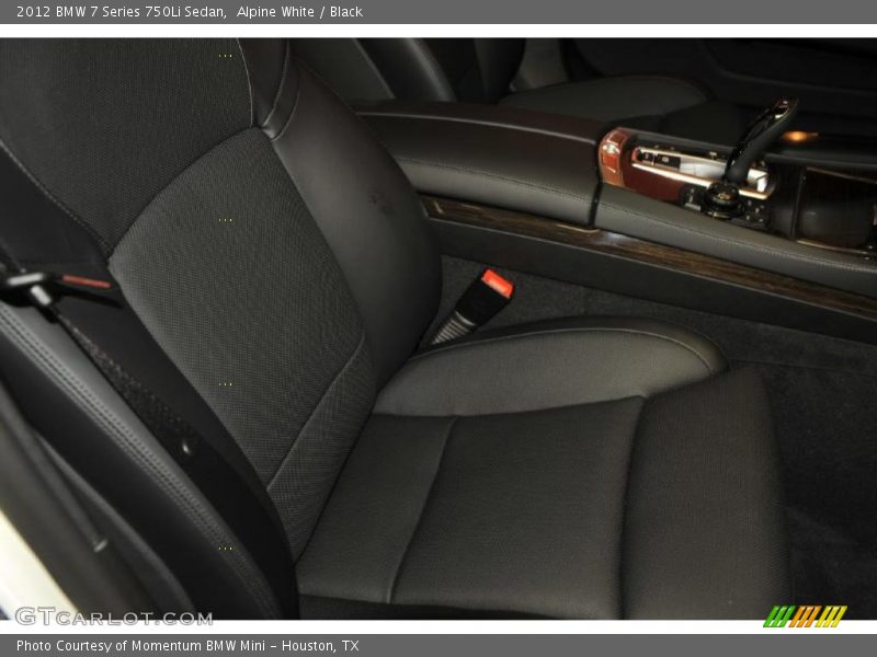 Alpine White / Black 2012 BMW 7 Series 750Li Sedan