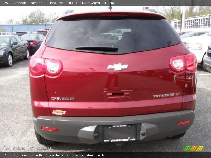 Red Jewel Tintcoat / Dark Gray/Light Gray 2010 Chevrolet Traverse LT