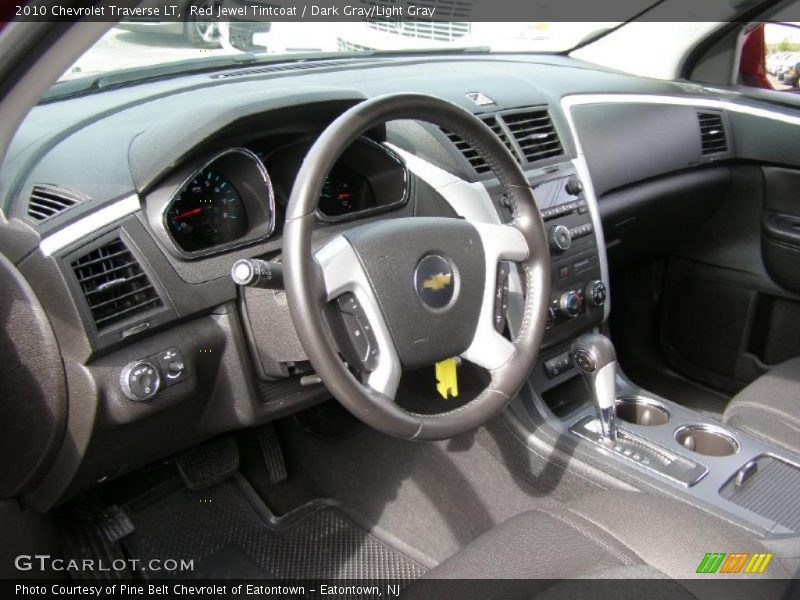 Red Jewel Tintcoat / Dark Gray/Light Gray 2010 Chevrolet Traverse LT