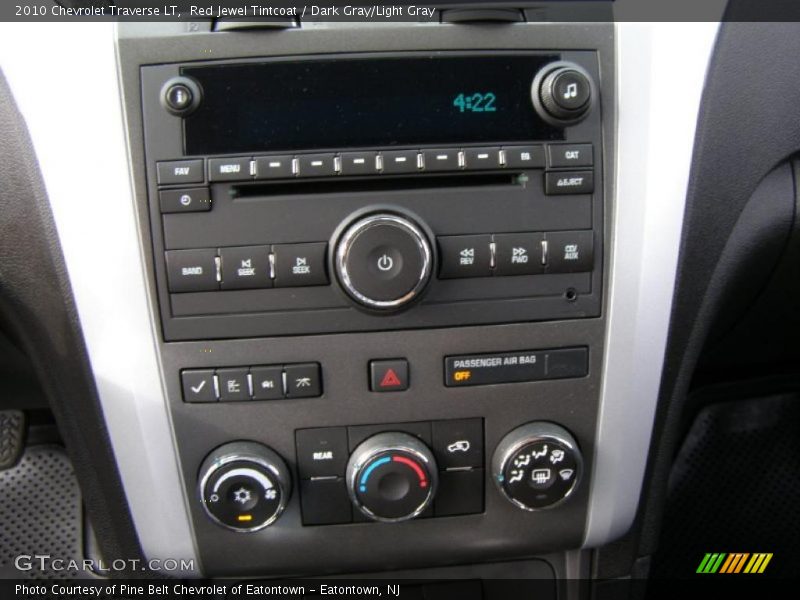 Red Jewel Tintcoat / Dark Gray/Light Gray 2010 Chevrolet Traverse LT