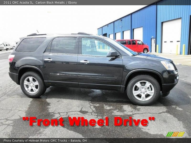 Carbon Black Metallic / Ebony 2011 GMC Acadia SL
