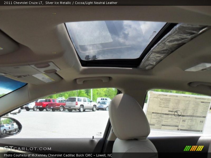 Silver Ice Metallic / Cocoa/Light Neutral Leather 2011 Chevrolet Cruze LT