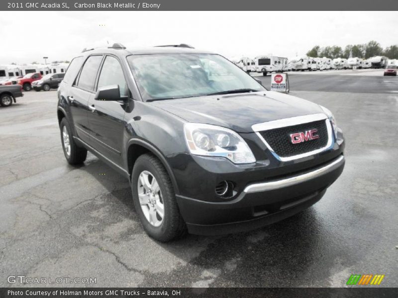 Carbon Black Metallic / Ebony 2011 GMC Acadia SL