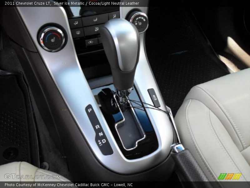 Silver Ice Metallic / Cocoa/Light Neutral Leather 2011 Chevrolet Cruze LT