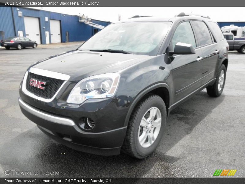 Carbon Black Metallic / Ebony 2011 GMC Acadia SL