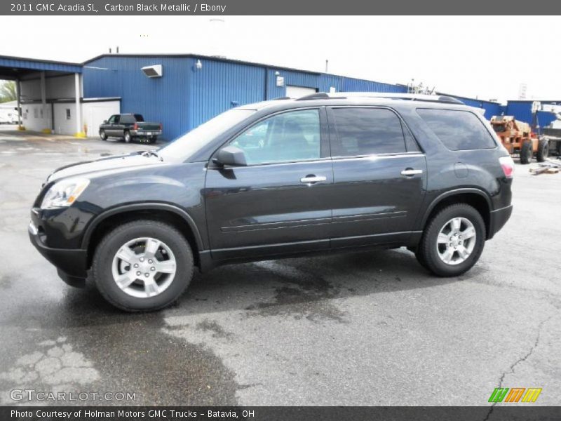 Carbon Black Metallic / Ebony 2011 GMC Acadia SL