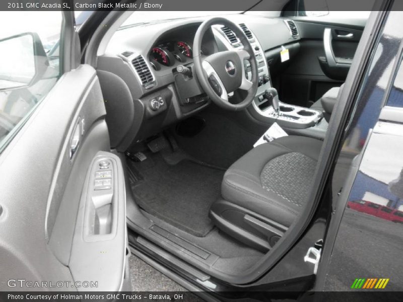 Carbon Black Metallic / Ebony 2011 GMC Acadia SL