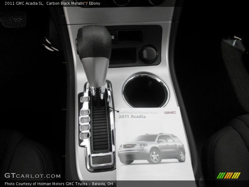 Carbon Black Metallic / Ebony 2011 GMC Acadia SL