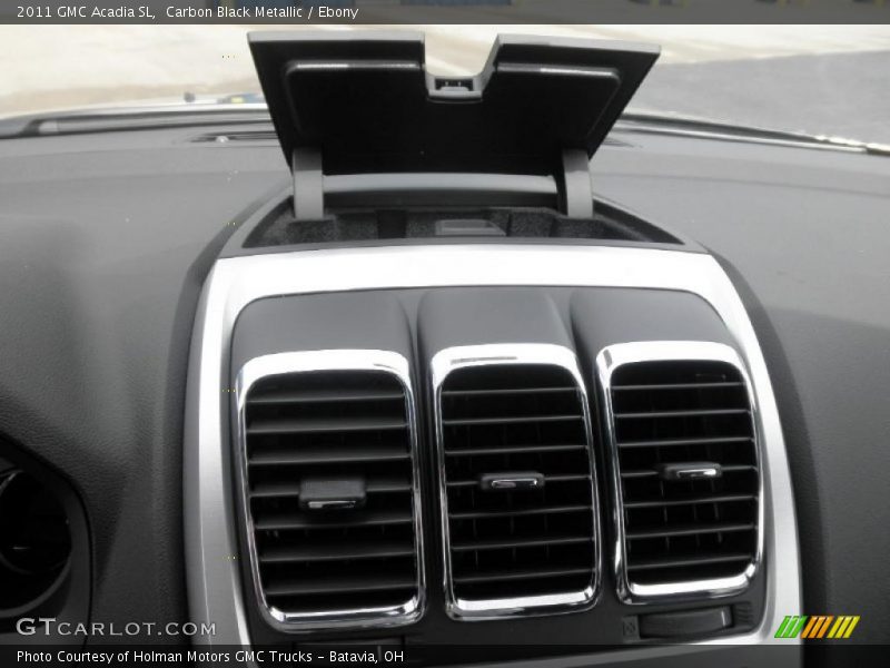 Carbon Black Metallic / Ebony 2011 GMC Acadia SL