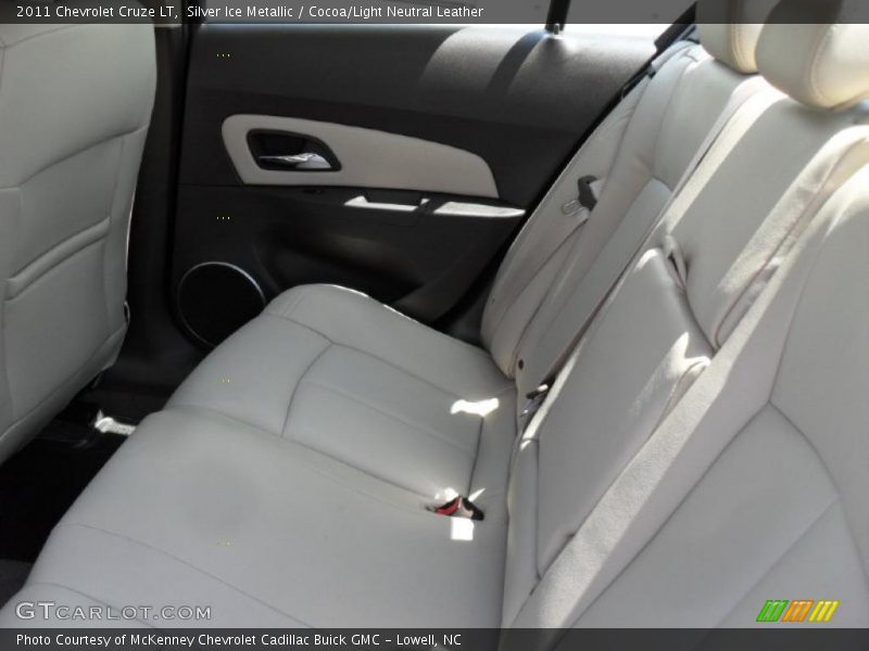 Silver Ice Metallic / Cocoa/Light Neutral Leather 2011 Chevrolet Cruze LT