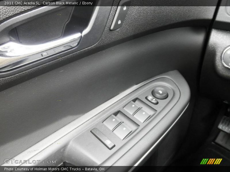 Carbon Black Metallic / Ebony 2011 GMC Acadia SL