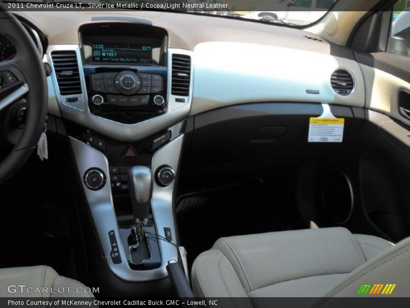 Silver Ice Metallic / Cocoa/Light Neutral Leather 2011 Chevrolet Cruze LT