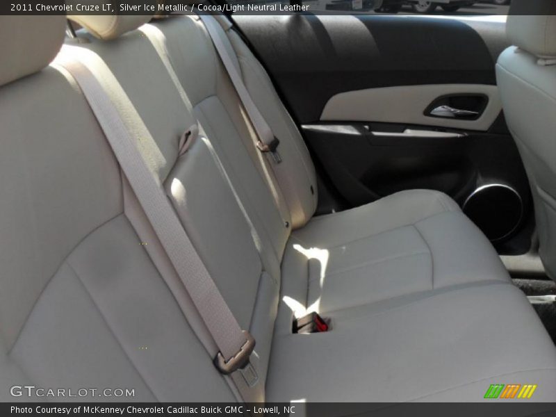 Silver Ice Metallic / Cocoa/Light Neutral Leather 2011 Chevrolet Cruze LT