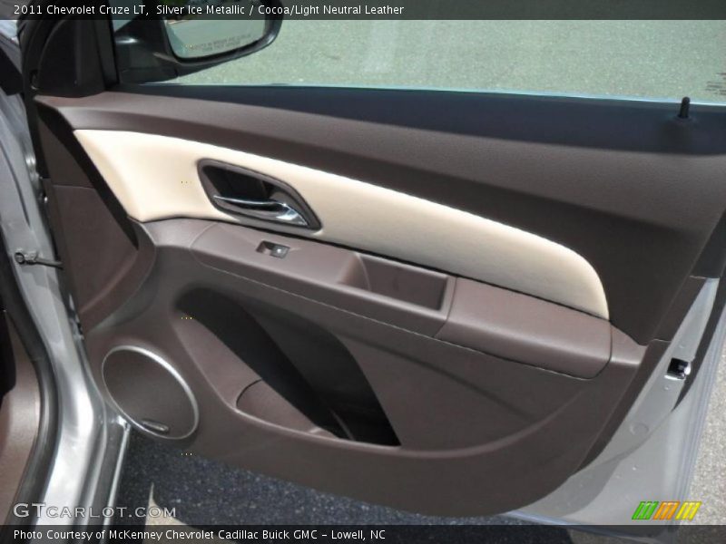 Silver Ice Metallic / Cocoa/Light Neutral Leather 2011 Chevrolet Cruze LT