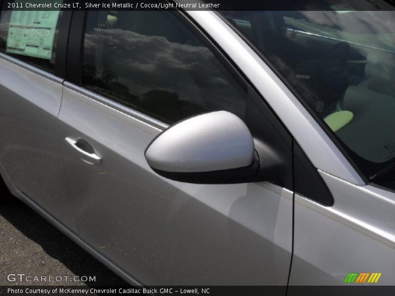 Silver Ice Metallic / Cocoa/Light Neutral Leather 2011 Chevrolet Cruze LT