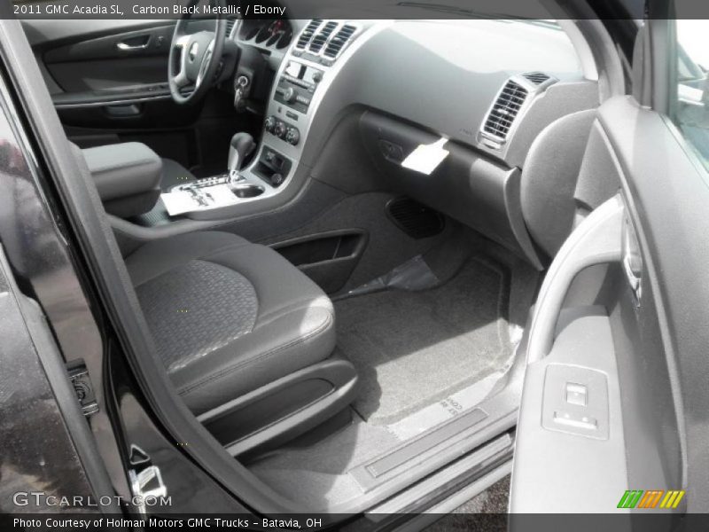 Carbon Black Metallic / Ebony 2011 GMC Acadia SL