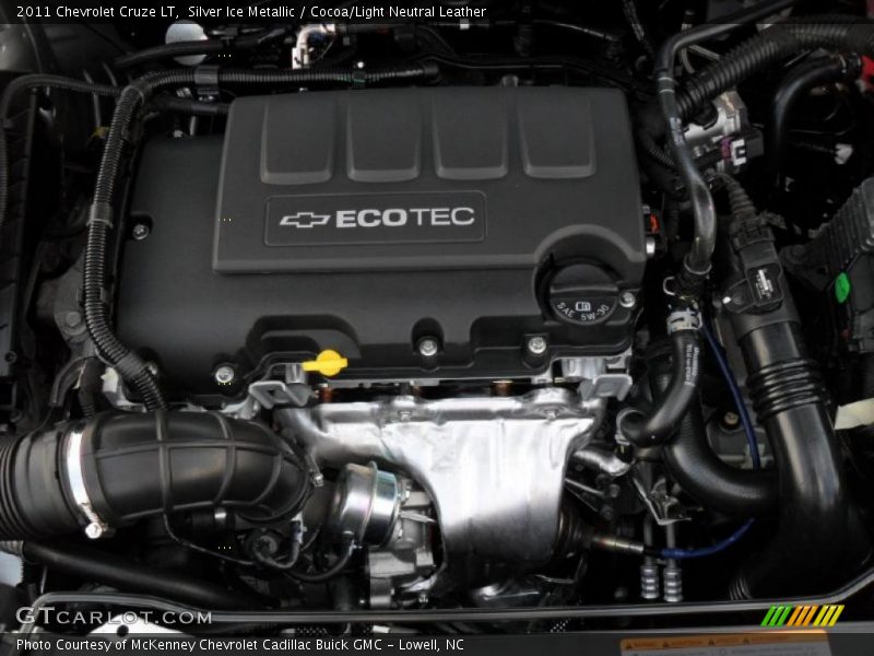 Silver Ice Metallic / Cocoa/Light Neutral Leather 2011 Chevrolet Cruze LT