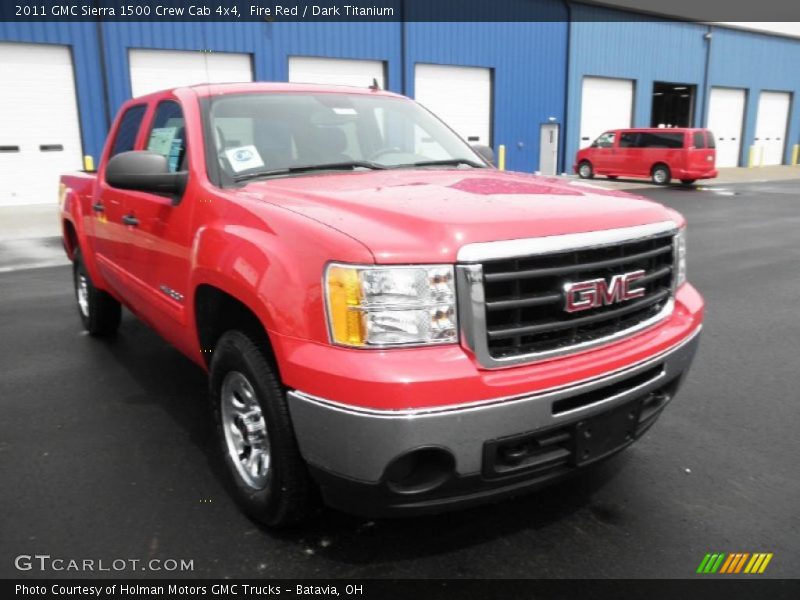 Fire Red / Dark Titanium 2011 GMC Sierra 1500 Crew Cab 4x4