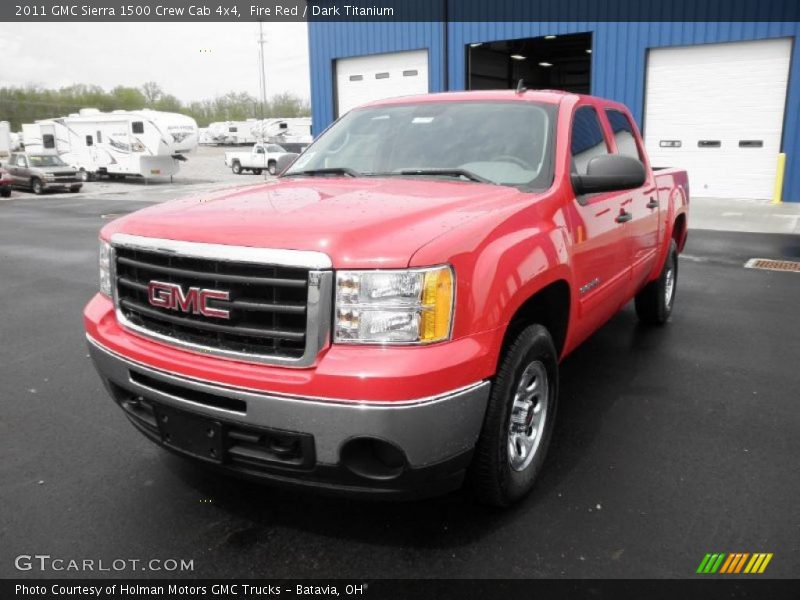 Fire Red / Dark Titanium 2011 GMC Sierra 1500 Crew Cab 4x4