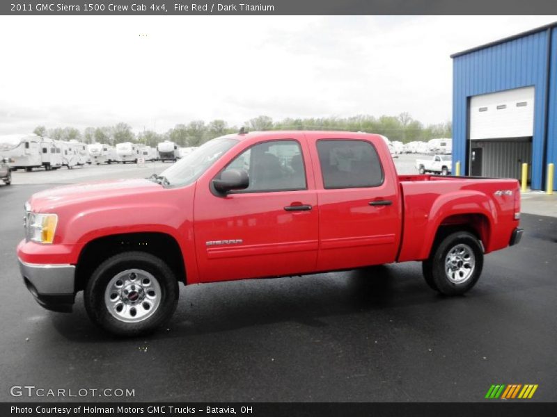 Fire Red / Dark Titanium 2011 GMC Sierra 1500 Crew Cab 4x4