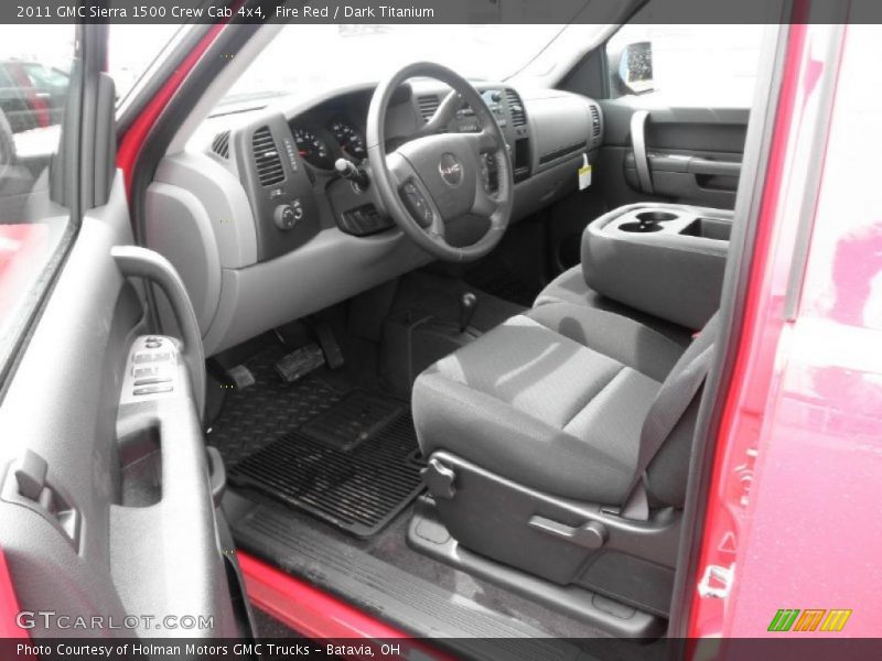 Fire Red / Dark Titanium 2011 GMC Sierra 1500 Crew Cab 4x4