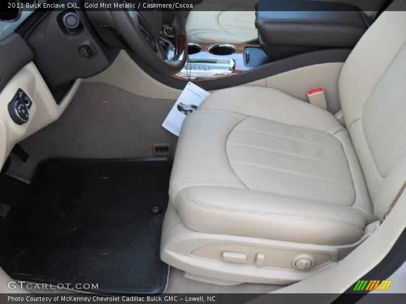 Gold Mist Metallic / Cashmere/Cocoa 2011 Buick Enclave CXL