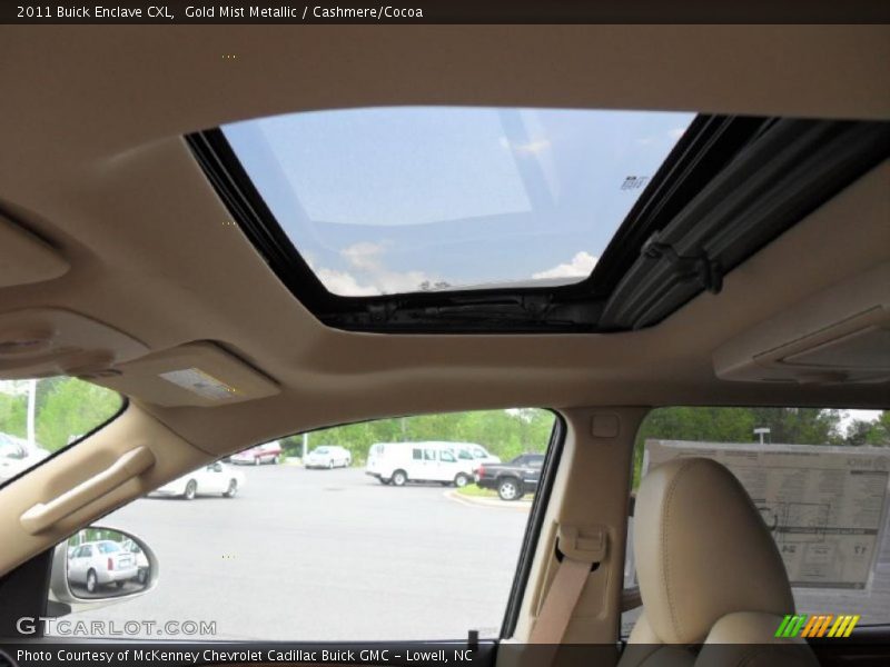 Gold Mist Metallic / Cashmere/Cocoa 2011 Buick Enclave CXL