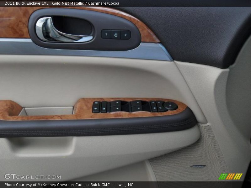 Gold Mist Metallic / Cashmere/Cocoa 2011 Buick Enclave CXL