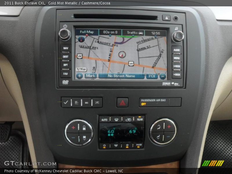 Gold Mist Metallic / Cashmere/Cocoa 2011 Buick Enclave CXL