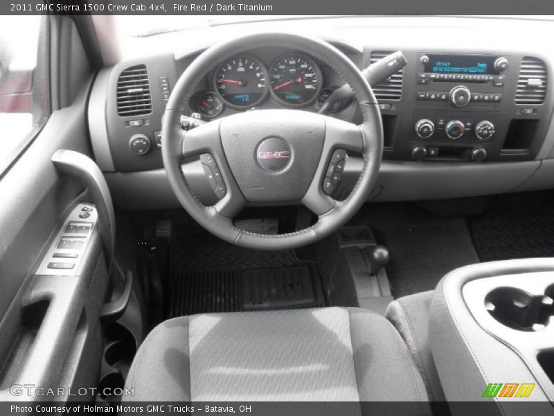 Fire Red / Dark Titanium 2011 GMC Sierra 1500 Crew Cab 4x4