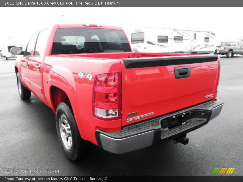 Fire Red / Dark Titanium 2011 GMC Sierra 1500 Crew Cab 4x4