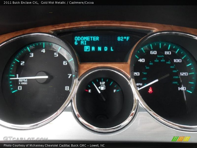 Gold Mist Metallic / Cashmere/Cocoa 2011 Buick Enclave CXL