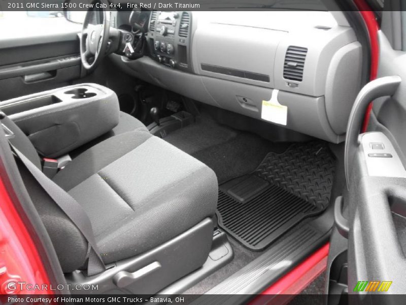 Fire Red / Dark Titanium 2011 GMC Sierra 1500 Crew Cab 4x4