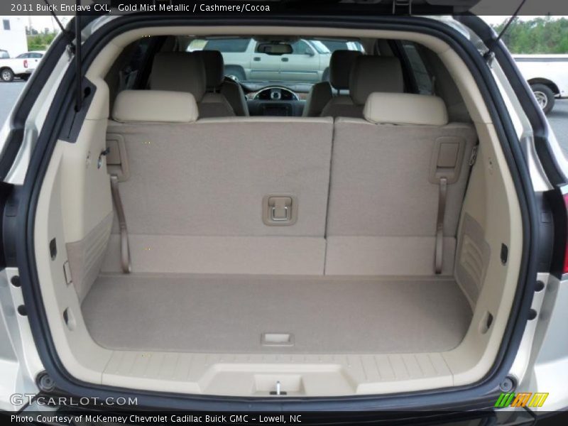 Gold Mist Metallic / Cashmere/Cocoa 2011 Buick Enclave CXL