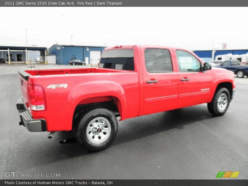 Fire Red / Dark Titanium 2011 GMC Sierra 1500 Crew Cab 4x4