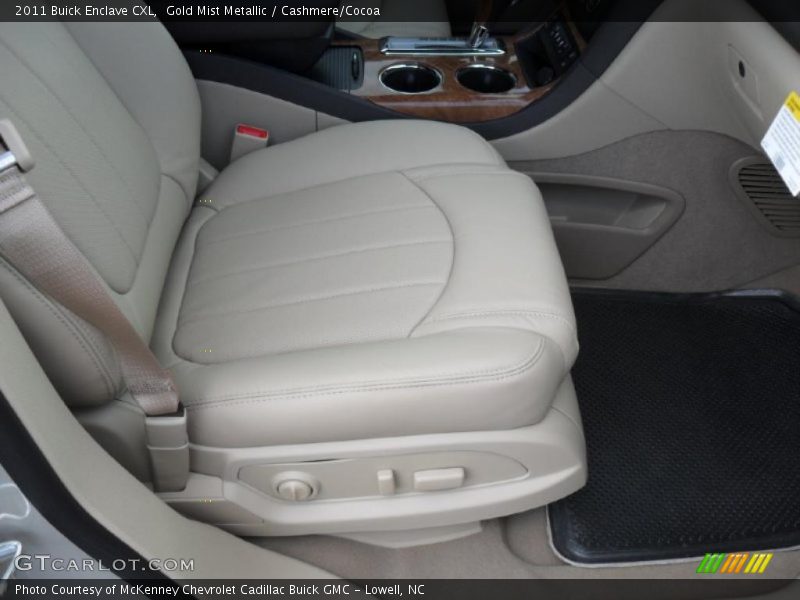 Gold Mist Metallic / Cashmere/Cocoa 2011 Buick Enclave CXL