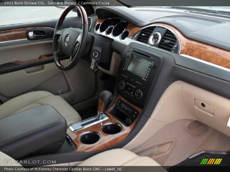 Gold Mist Metallic / Cashmere/Cocoa 2011 Buick Enclave CXL