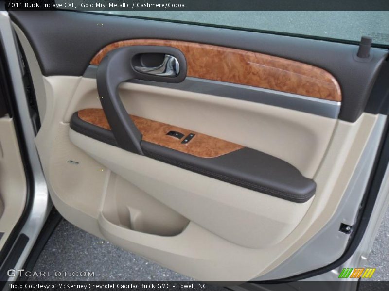 Gold Mist Metallic / Cashmere/Cocoa 2011 Buick Enclave CXL