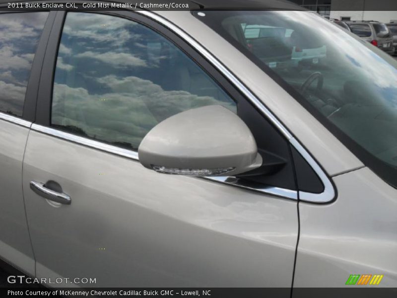Gold Mist Metallic / Cashmere/Cocoa 2011 Buick Enclave CXL
