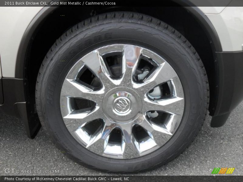 Gold Mist Metallic / Cashmere/Cocoa 2011 Buick Enclave CXL