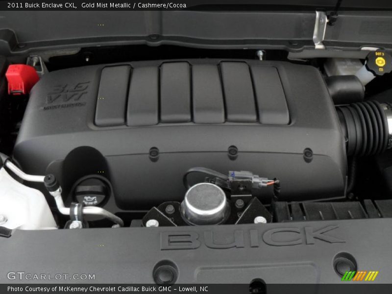 Gold Mist Metallic / Cashmere/Cocoa 2011 Buick Enclave CXL