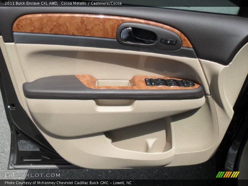 Cocoa Metallic / Cashmere/Cocoa 2011 Buick Enclave CXL AWD